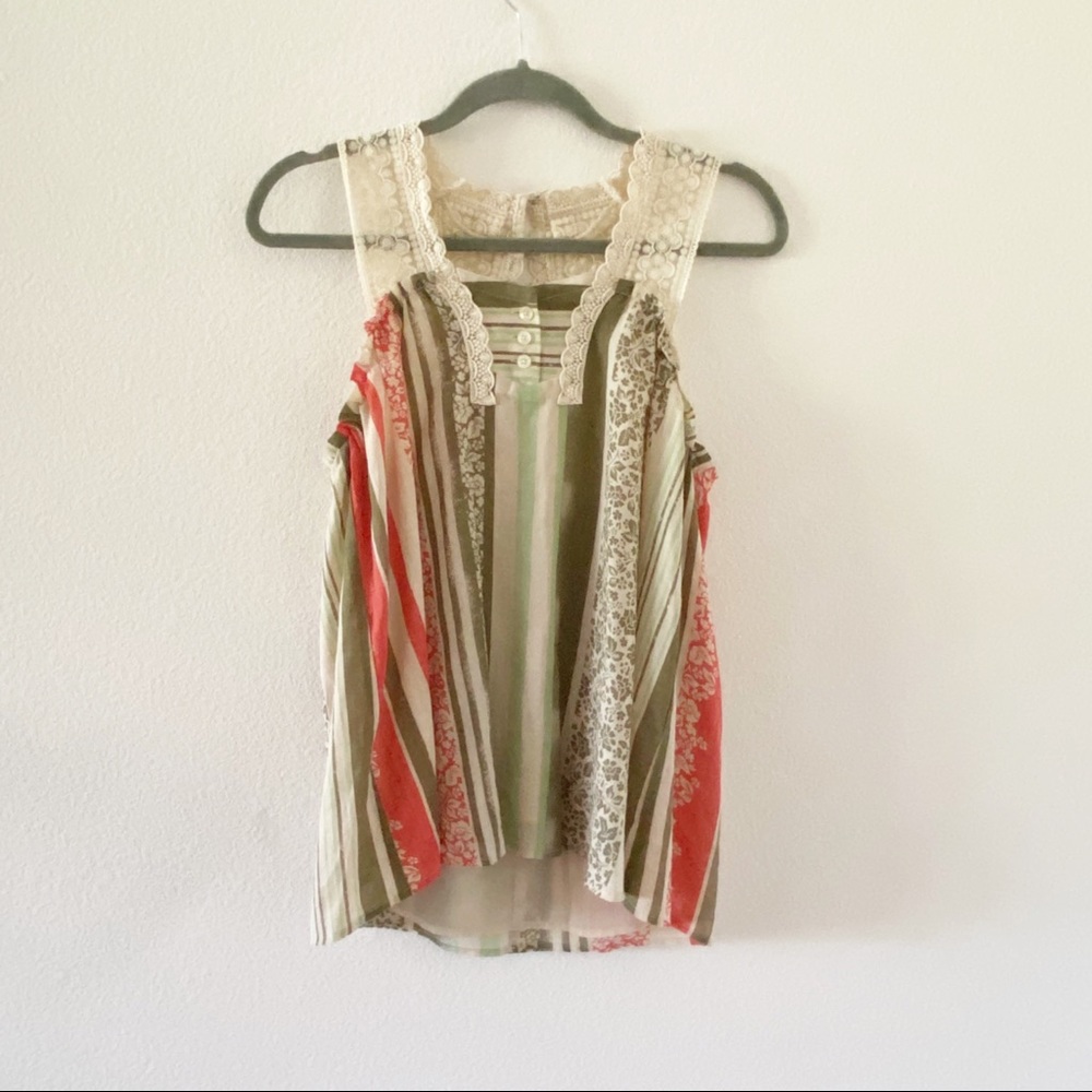 CAbi Whisper Gauze Tank #266 Small